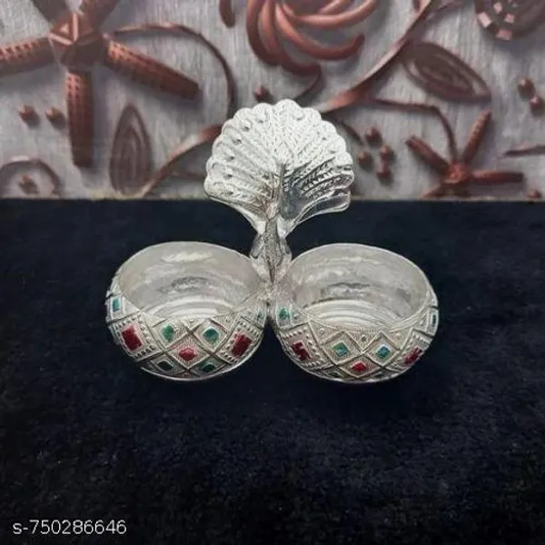 Traditional_German_Silver_Or_Silver_Plated_Meenakari_Peacock_Design_Haldi_Kumkum_Holder_For_Decorative_And_Religious_Purposes