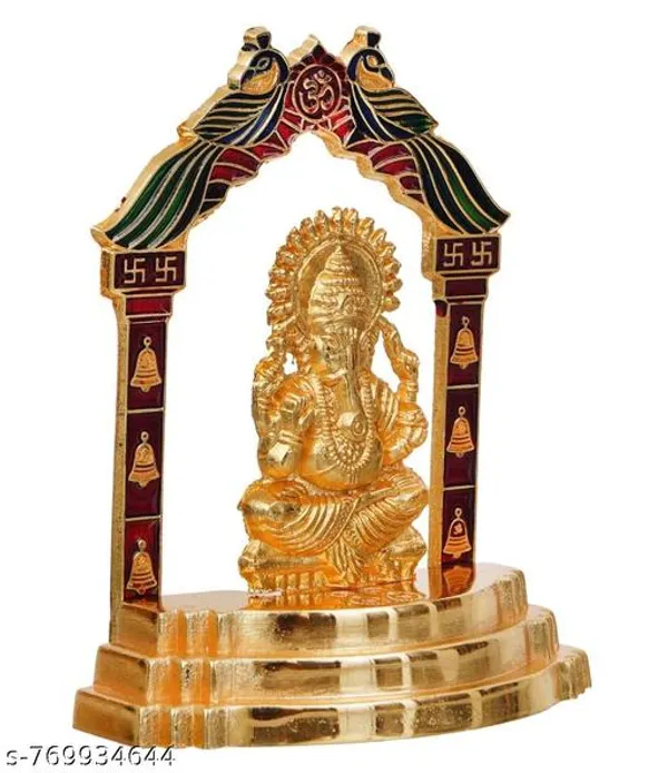 Lord_Ganesha_seated_under_a_decorative_archway
