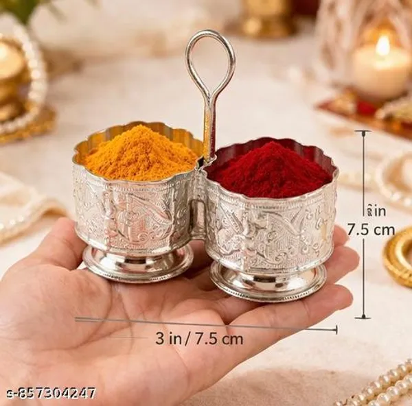 German_Silver_Haldi_Kumkum_Holder_Set_Used_In_Indian_Pooja_Rituals