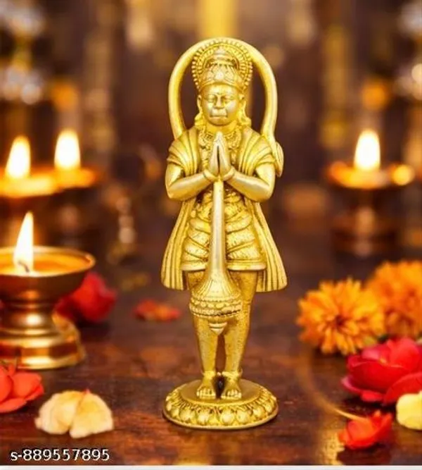 Brass_Hanuman_In_Anjali_Mudra_Holding_Mace_Gada