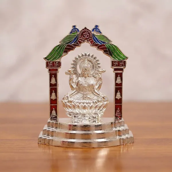 Silver_Plated_Lakshmi_Ji_Idol_Temple_Design_For_Home_Decor_Laxmi_Statue_For_Pooja_Return_Gifts_Prosperity_Gift_For_Housewarming