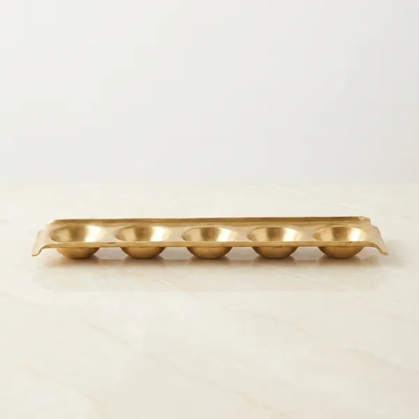 Ghee_Diya_Holder_With_Five_Diya_Spots_5_Wicks_Brass_Ghee_Diya_Plate