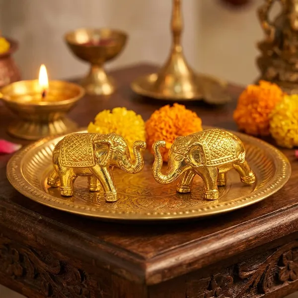 Brass_Elephants_Pair_Of_Brass_Elephant_Figurines_Often_Used_For_Vastu_Decoration