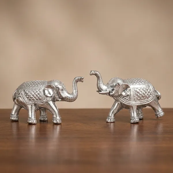Antique_Vastu_Silver_Elephants_Big_One_Pair