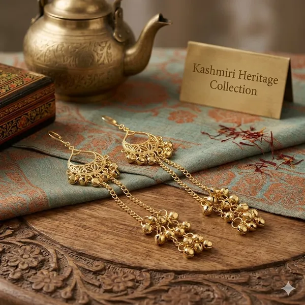Silk_Star_Traditional_Kashmiri_Style_Long_Chain_Dangle_Earrings_With_Delicate_Bells_For_Women