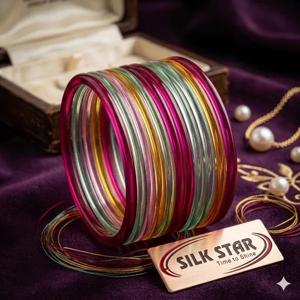 Silk_Star_Premium_Multicolor_Pani_Chudi_Bangle_Set_(12_Pcs)_–_Glossy_Traditional_Bangles_For_Womens