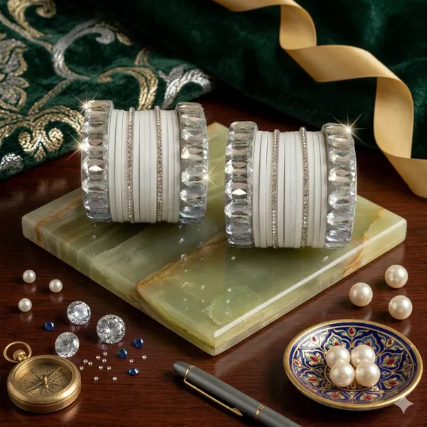 Silk_Star_Exclusive_Opalescent_Dark_White_Crystal_Chooda_Set