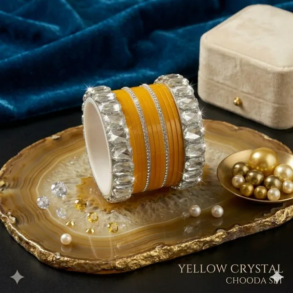 Silk_Star_Premium_Mango_Orange_And_Clear_Faceted_Plastic_Bangle_Set_For_Women
