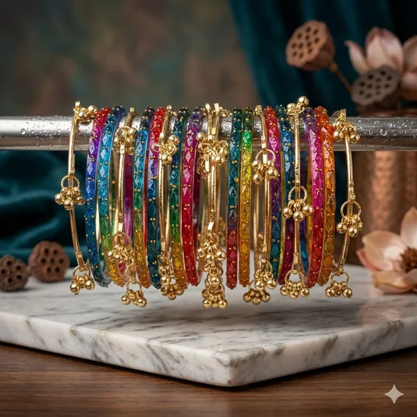 Silk_Star_Exclusive_20-Piece_Multicolor_Raindrop_And_Kashmiri_Bangle_Set