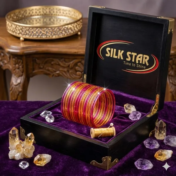 Silk_Star_Radiant_Pani_Chudi_Bangle_Set_(14_Pcs)_And_Dual-Tone_Pink_And_Amber