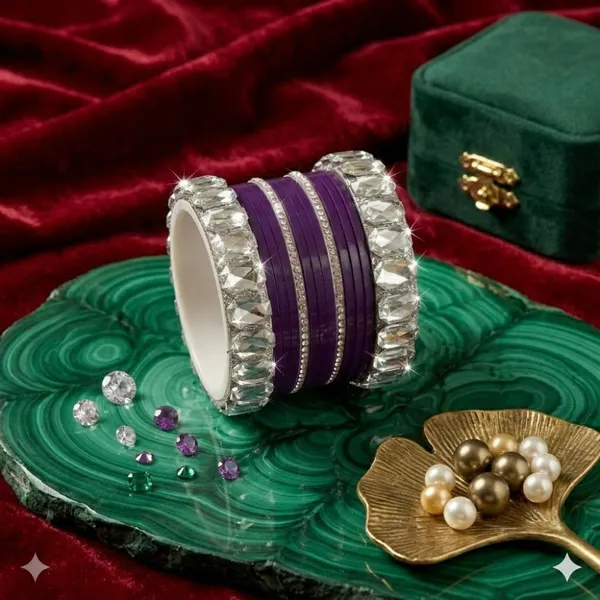 The_Royal_Purple_Crystal_Chooda_Set_By_Silk_Star