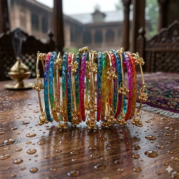Silk_Star_Exclusive_20-Piece_Multicolor_Raindrop_And_Kashmiri_Bangle_Set