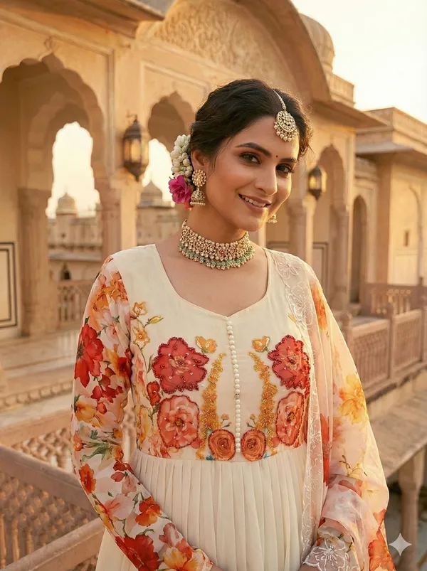 Presenting_By_New_Party_Wear_Look_Fox_Gerorrget_Gown_With_Dupatta_,_pant.