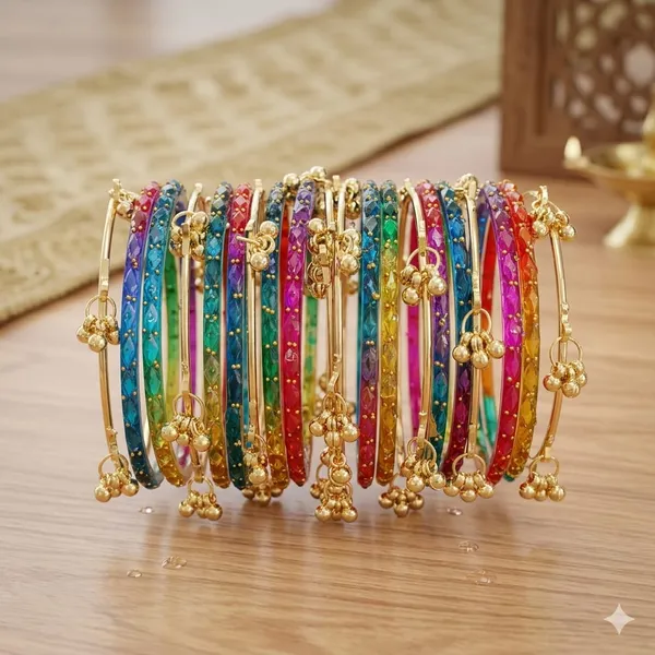 Silk_Star_Exclusive_20-Piece_Multicolor_Raindrop_And_Kashmiri_Bangle_Set