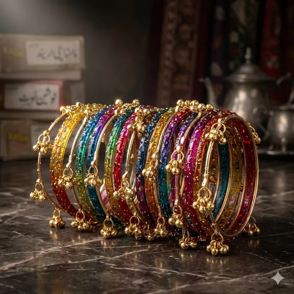 Silk_Star_Exclusive_20-Piece_Multicolor_Raindrop_And_Kashmiri_Bangle_Set