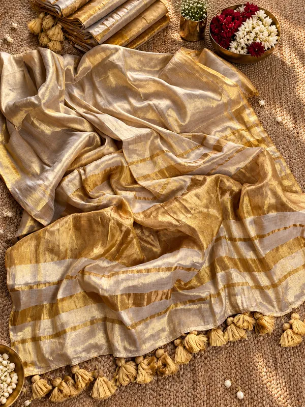 Crush_Tissue_Beige_and_Gold_Saree