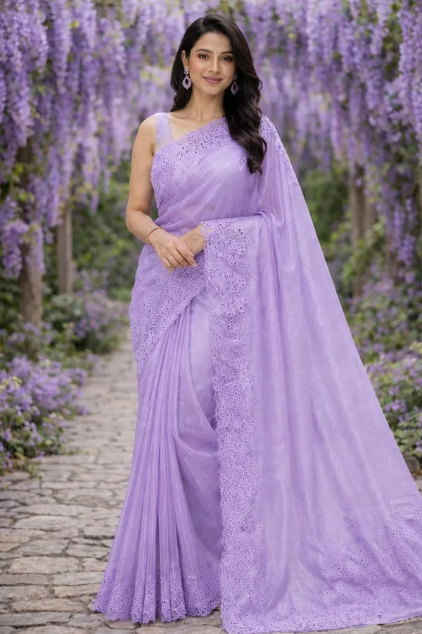 Lavender_Glass_Tissue_Cut_Work_Saree
