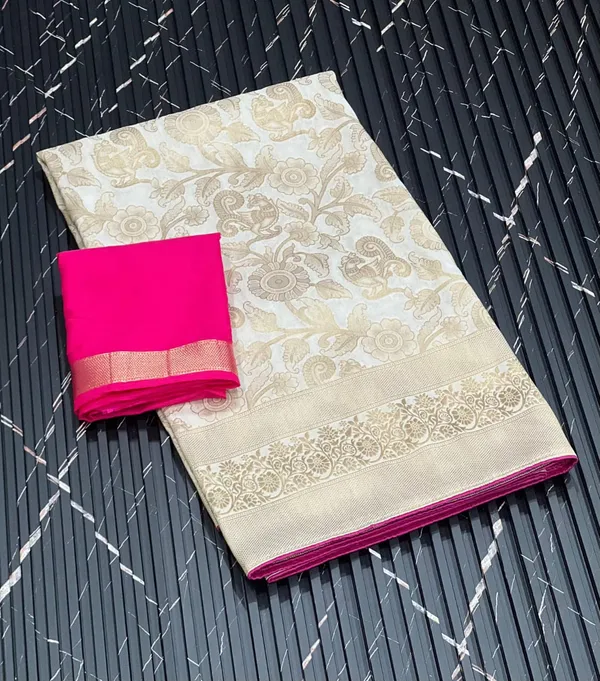 Ivory_Floral_Zari_Khaddi_Crepe_Georgette_Saree_With_Rich_Woven_Pallu_Unstitched_Blouse