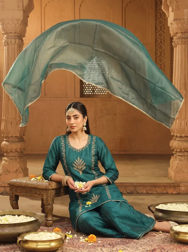 Gold_Silk_With_Lining_Embroidered_Straight_Kurta_with_Sharara_and_Dupatta