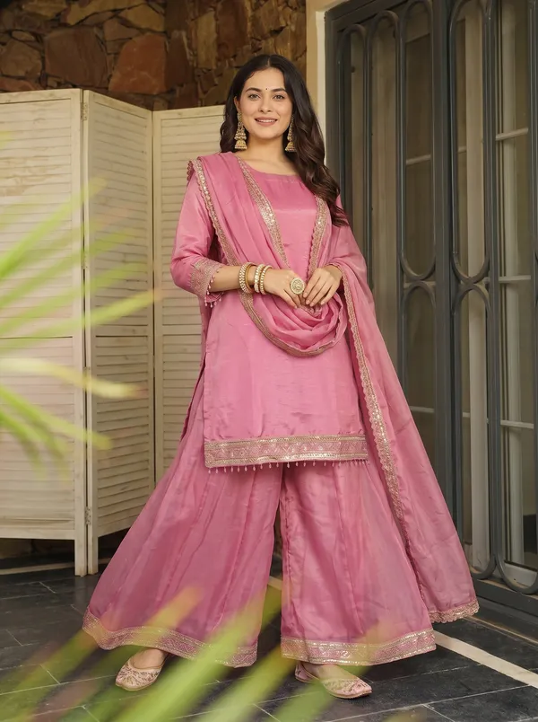 NC_Satin_with_Lining_Embroidered_Straight_Kurta_with_Sharara_and_Dupatta_Set