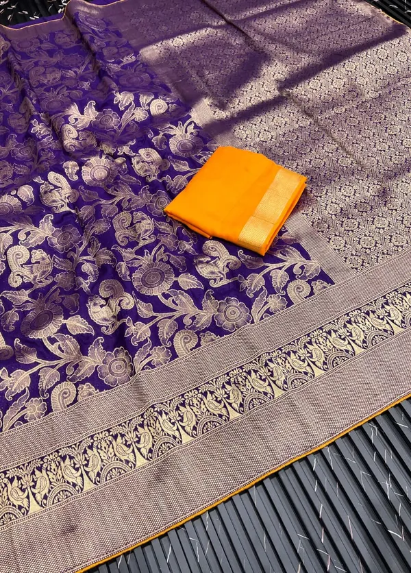 Royal_Purple_Floral_Zari_Khaddi_Crepe_Georgette_Saree_With_Rich_Woven_Pallu_Unstitched_Blouse