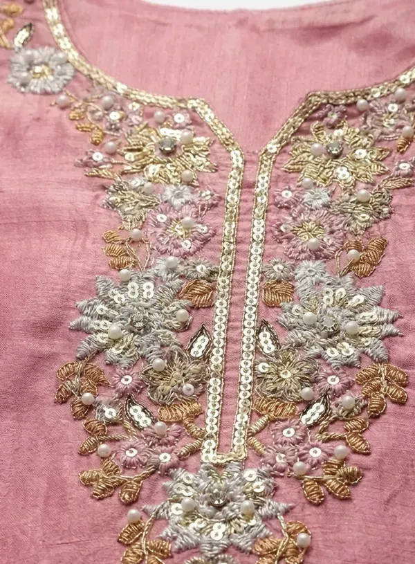 Dusty_Pink_Fendi_Silk_Embroidery_Designer_Kurta_With_Pant_Dupatta_For_Women