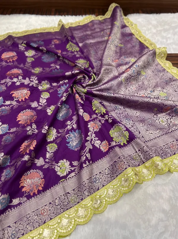 Royal_Purple_Floral_Meenakari_Khaddi_Crepe_Georgette_Saree_With_Rich_Pallu_Unstitched_Blouse