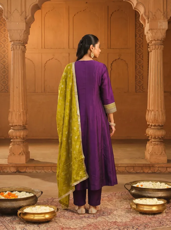 Vichitra_Silk_Embroidered_Anarkali_Kurta_Set_With_Pant_&_Printed_Dupatta