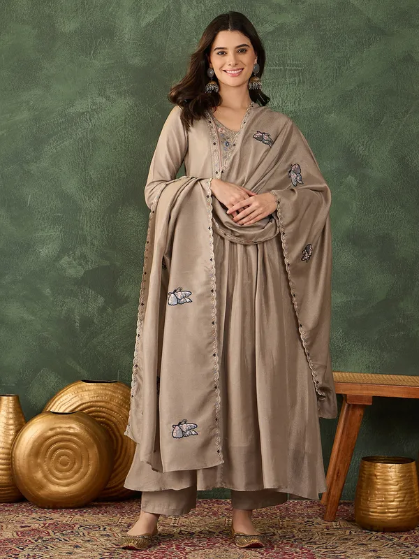 Vichitra_Silk_with_Lining_Embroidered_Flared_Kurta_with_Pant_and_Dupatta
