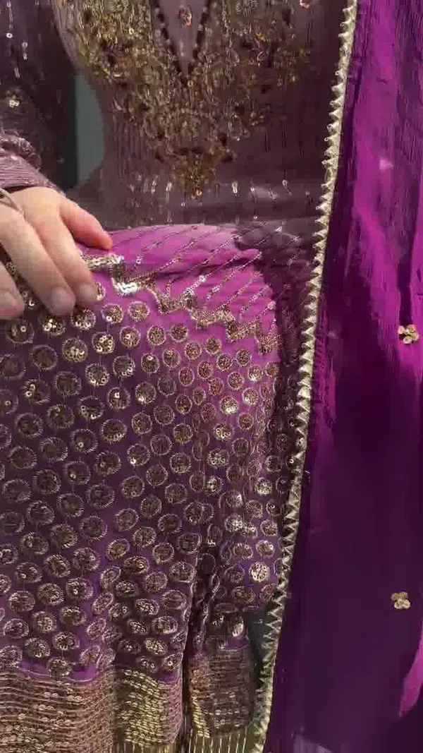 Onion_Pink_Printed_Chinon_Kurta_With_Sequence_Embroidery_Pant_Dupatta_Set