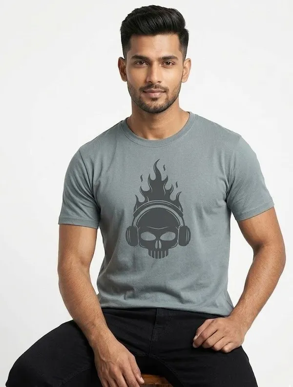 Graphic_Print_Men_Round_Neck_Grey_&_Dark_Grey_T-Shirt