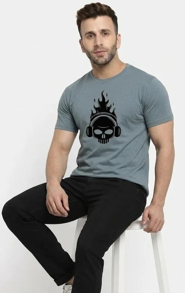 Graphic_Print_Men_Round_Neck_Grey_&_Black_T-Shirt