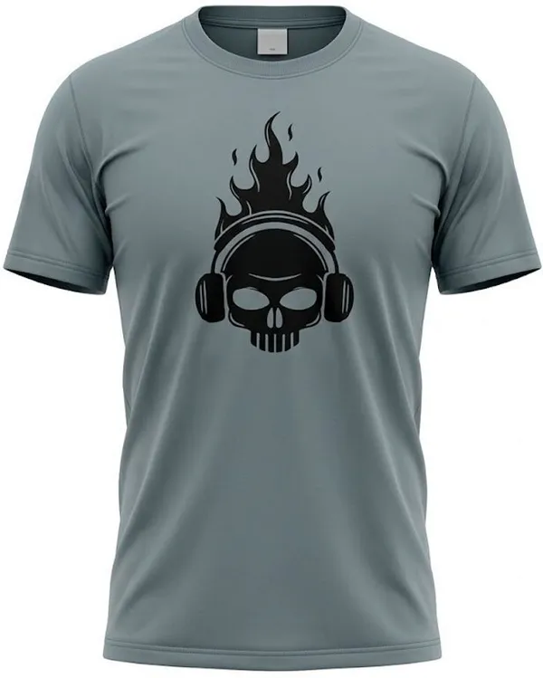 Graphic_Print_Men_Round_Neck_Grey_&_Black_T-Shirt