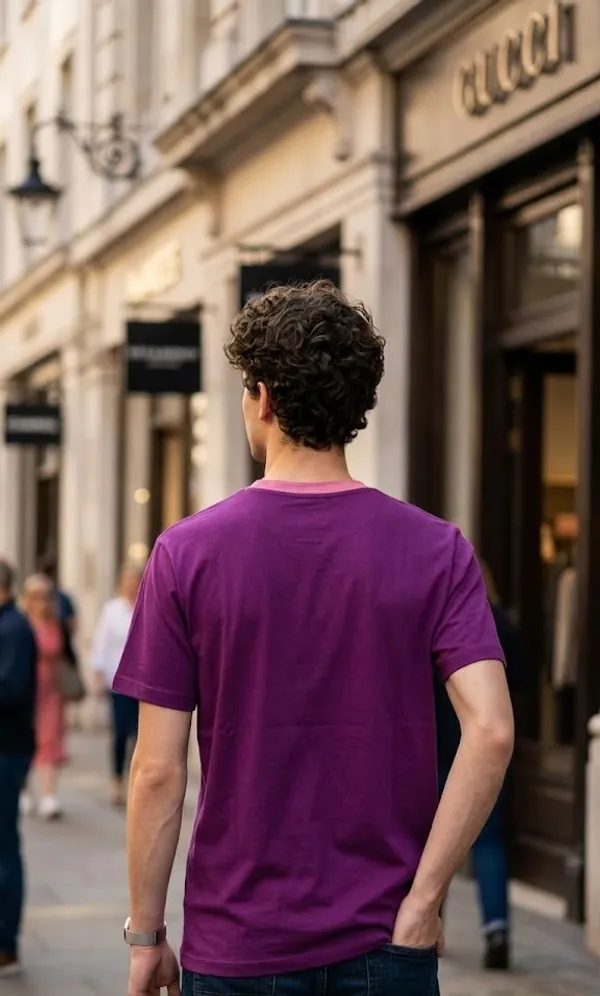 Retro_Japanese_Text_Purple_T-Shirt