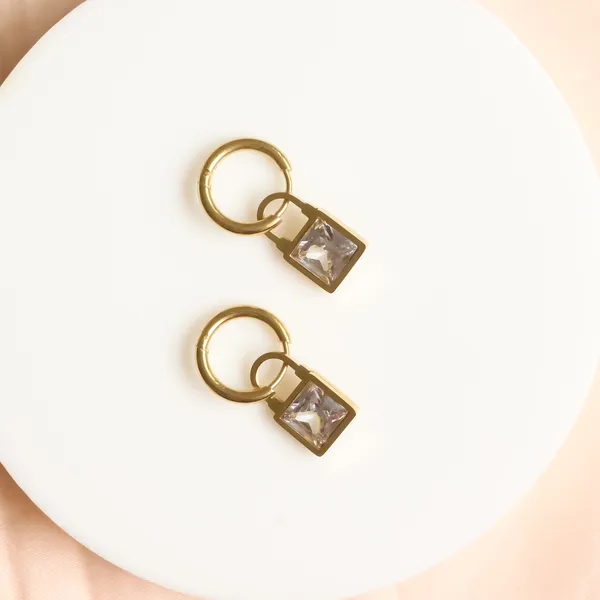 18K_Gold_Plated_Lock_Drop_Earrings