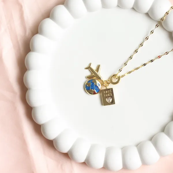 18K_Gold_Plated_Multi_Charm_Necklace_Travel_Inspired