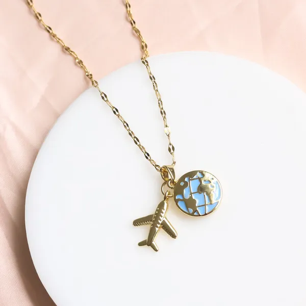 18K_Gold_Plated_Travel_Charm_Necklace