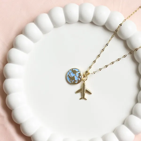 18K_Gold_Plated_Travel_Charm_Necklace