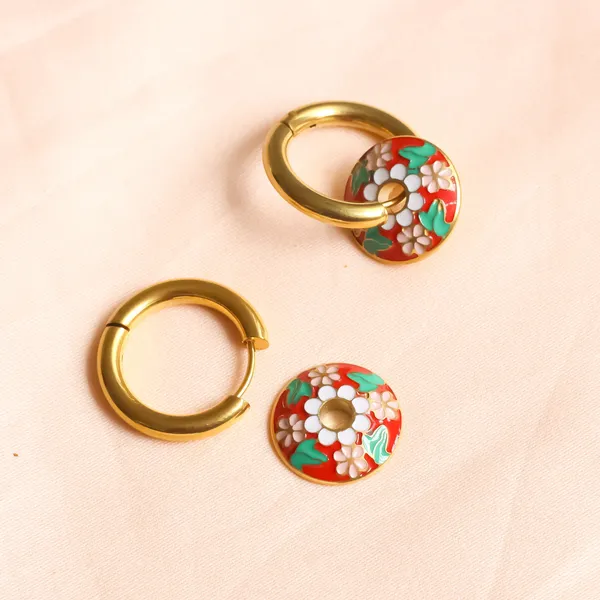18K_Gold_Plated_Retro_Enamel_Earrings