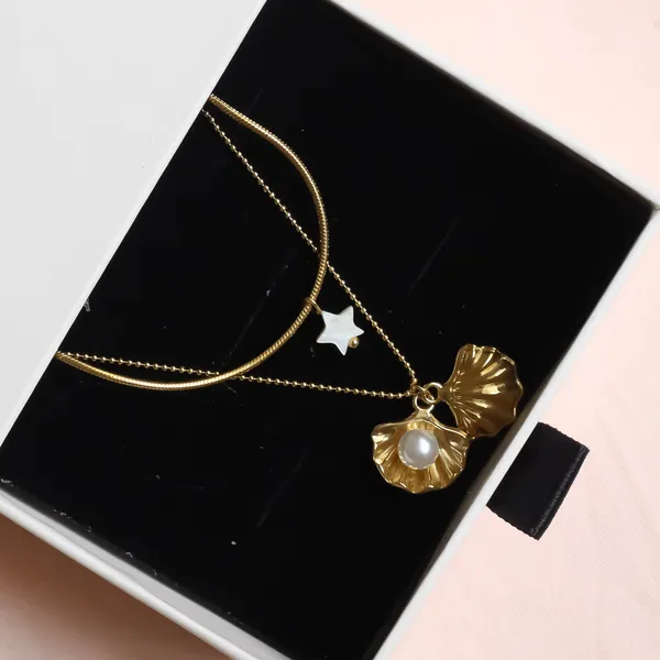 Double_Layered_Shell_Necklace