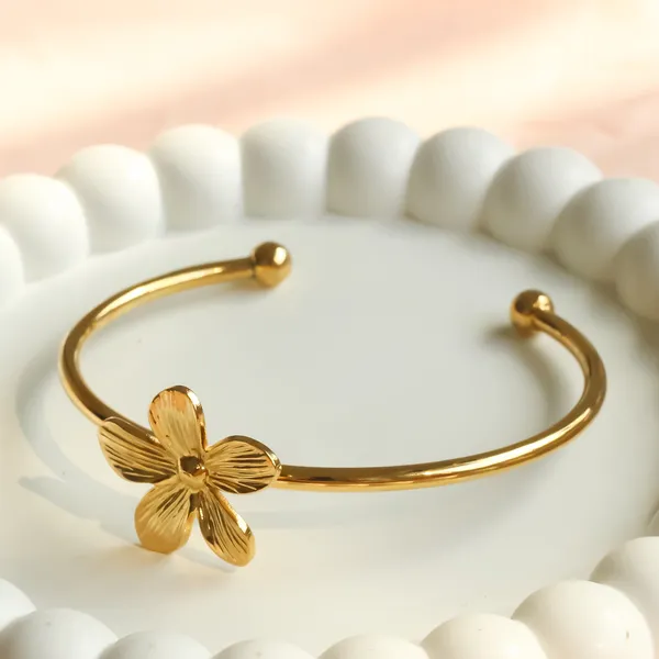 Flower_Cuff_Bracelet_Adjustable_Bracelet