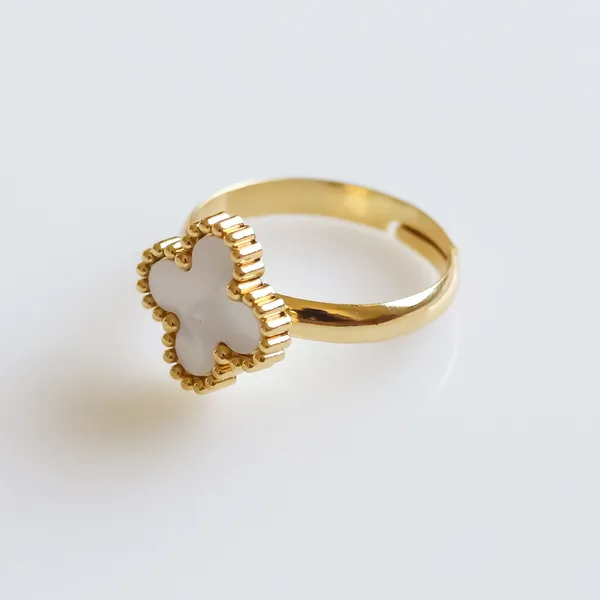 White_Clover_Adjustable_Ring
