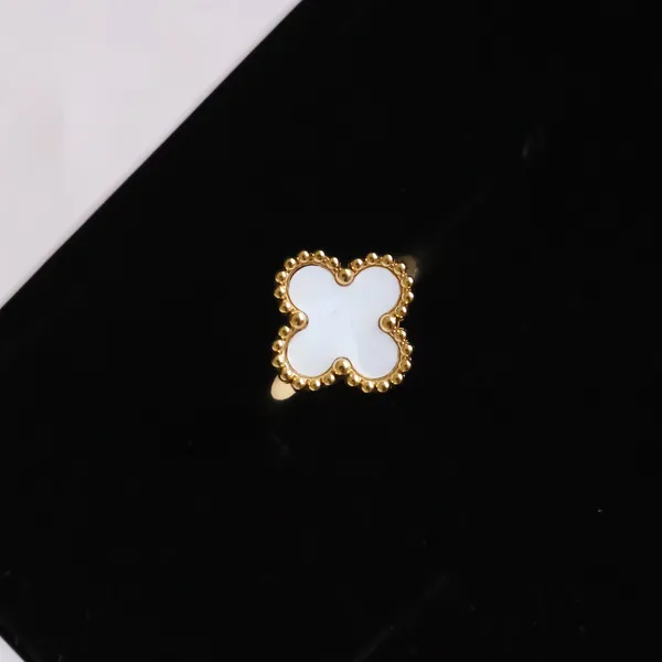 White_Clover_Adjustable_Ring