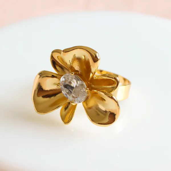 Metallic_Flower_Ring_Adjustable