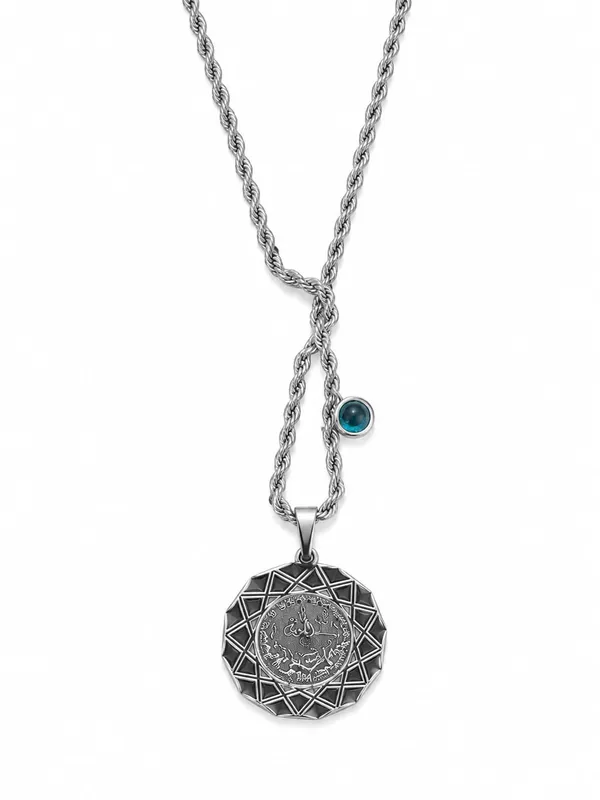 Silver_Tone_Geometric_Pendant_Necklace_for_Men