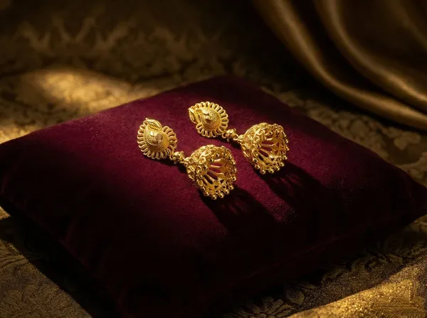 Gold_Metal_Peacock_Jhumka_Earrings_For_Women__Pack_of_2