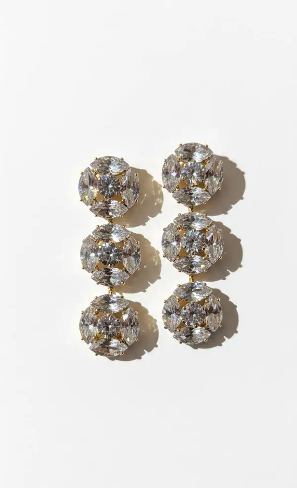 Gold_Metal_Floral_Crystal_Marquise_Stud_Earrings_For_Women