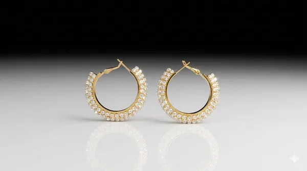 Gold_White_Metal_Crystal_Studded_Hoop_Earrings_For_Women