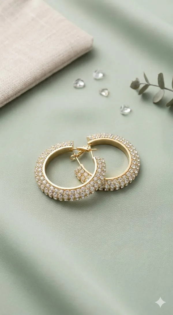 Gold_White_Metal_Crystal_Studded_Hoop_Earrings_For_Women