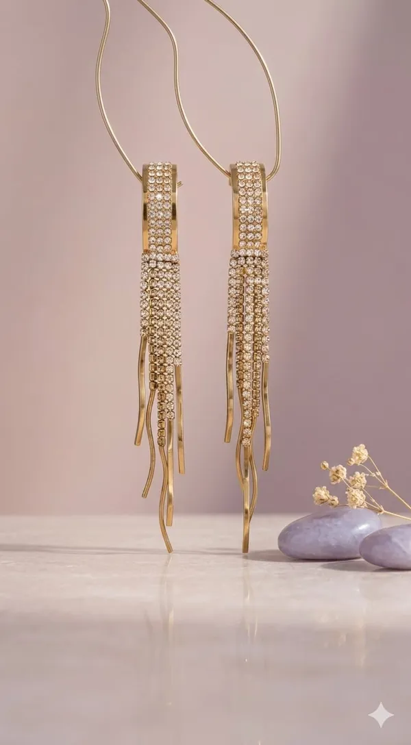 Gold_Metal_Crystal_Tassel_Drop_Earrings_For_Women